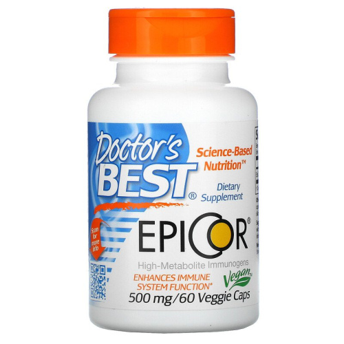 Doctor's Best Epicor 500 мг 60 капсул