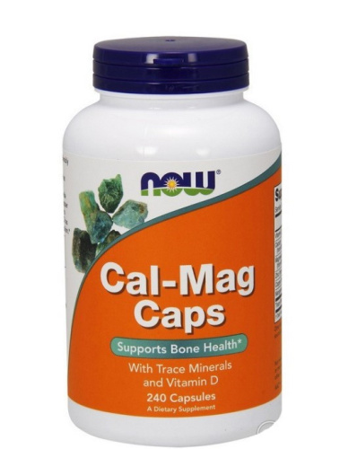 Cal-Mag Caps (Кальций и Магний) 240 вег капс (Now Foods) фото 4