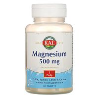 Magnesium 500 мг (Магний комплексный) 60 таблеток (KAL)