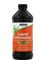 Liquid Chlorophyll (Жидкий Хлорофилл с Ароматом Мяты) 473 мл (Now Foods)