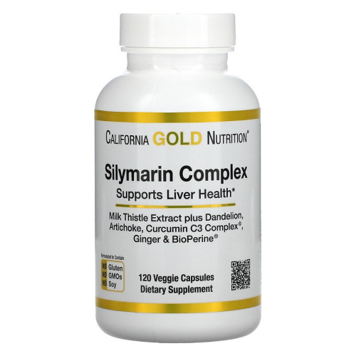 Silymarin Complex (Здоровье Печени) 300 мг 120 капсул (California Gold Nutrition)