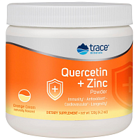 Quercetin + Zinc Powder срок 06.2024 (кверцетин + цинк в порошке) 120 г (Trace Minerals)