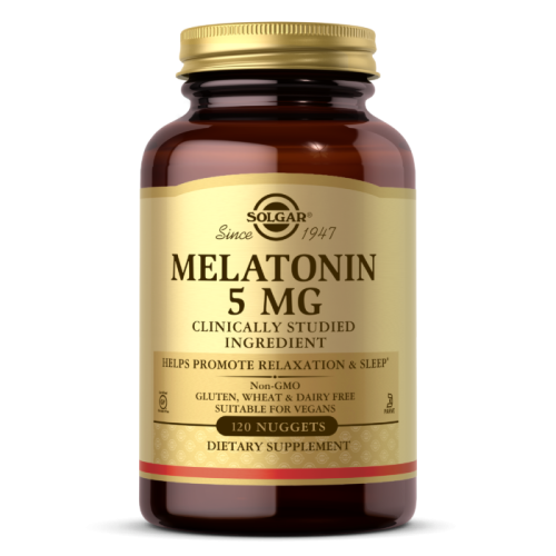 Melatonin (Мелатонин) 5 мг 120 жевательных таблеток (Solgar)