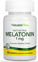Melatonin 1 mg Fast Acting (Мелатонин 1 мг быстрого действия) 90 таблеток (NaturesPlus)