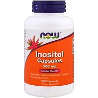 Inositol 500 мг (Инозитол) 100 капсул (Now Foods)