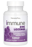 Immune Zinc Lozenge (Цинк) 60 леденцов (NaturesPlus)