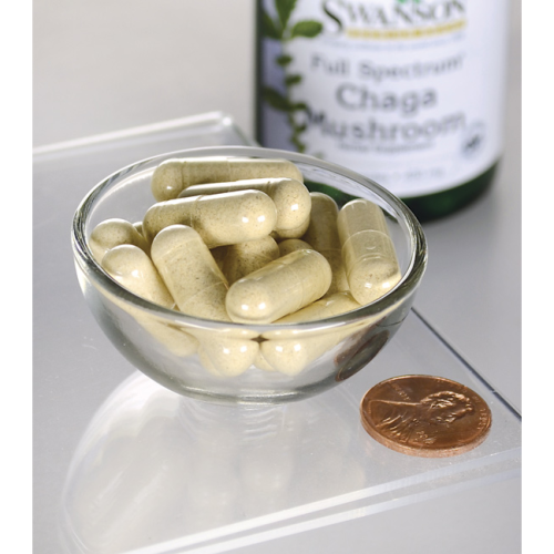 Chaga Mushroom 400 mg (Гриб Чага 400 мг) 60 капсул (Swanson) фото 3
