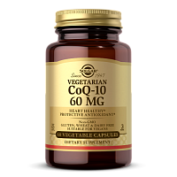 Vegetarian CoQ-10 60 мг (Вегетарианский Коэнзим Q-10) 60 вег капсул (Solgar)