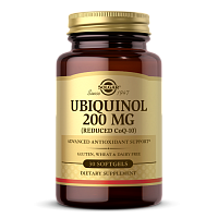 Ubiquinol 200 мг (Убихинол) 30 мягких капсул (Solgar)