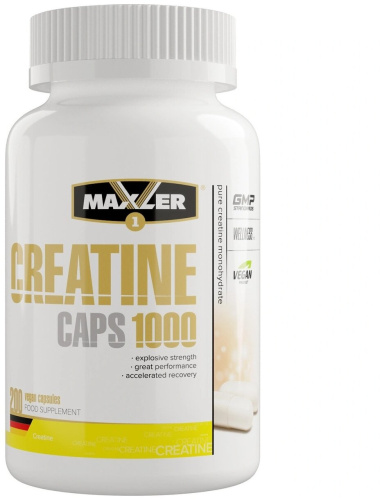 Creatine Caps 1000 (Креатин 1000) 200 капсул (Maxler)