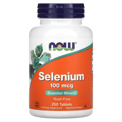 Selenium 100 мкг (Селен) 250 таблеток (Now Foods)