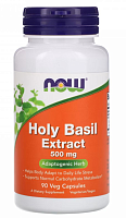 Holy Basil Extract 500 mg (экстракт священного базилика 500 мг) 90 вег капсул (Now Foods)